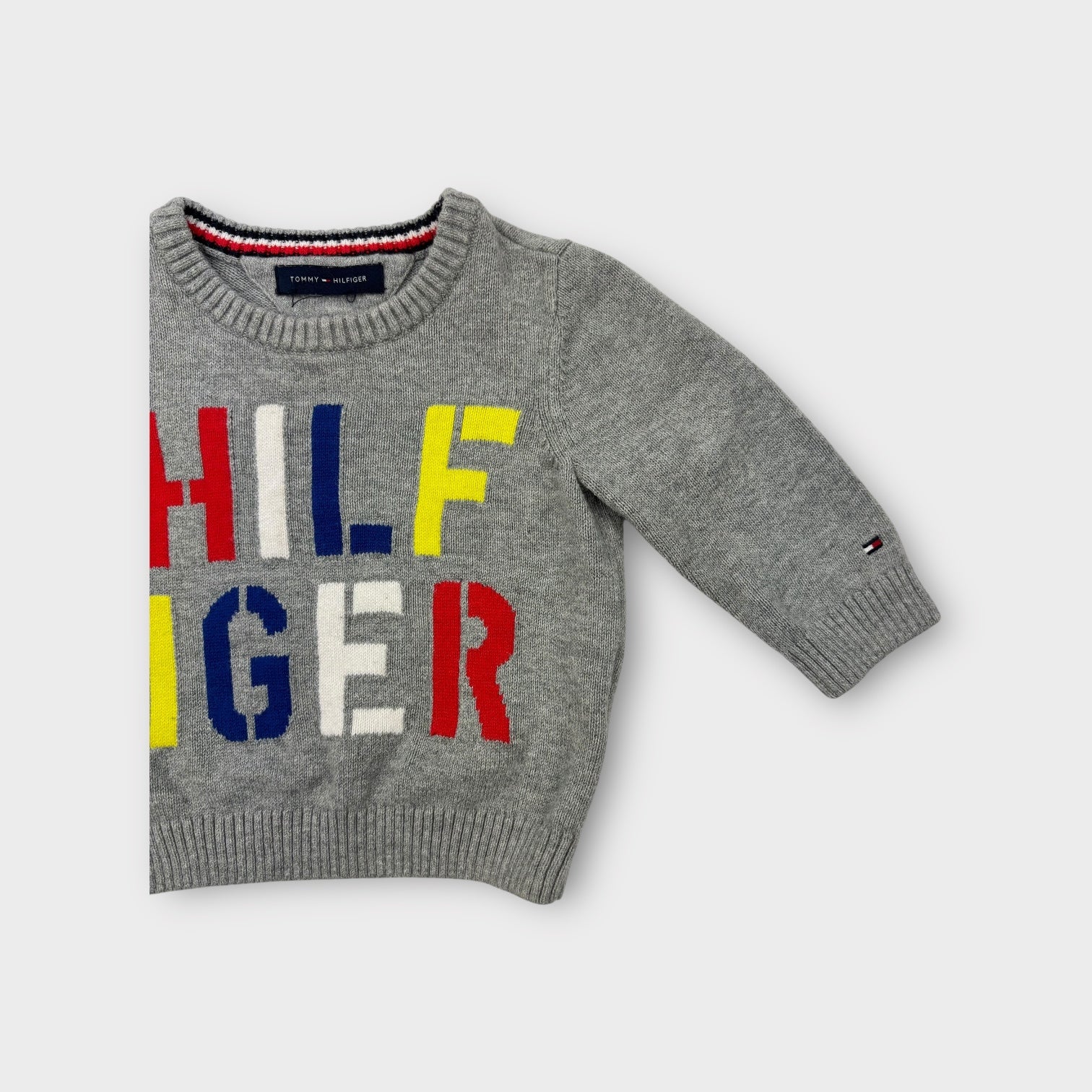 Tommy Hilfiger Logo Knit Jumper, Size 00