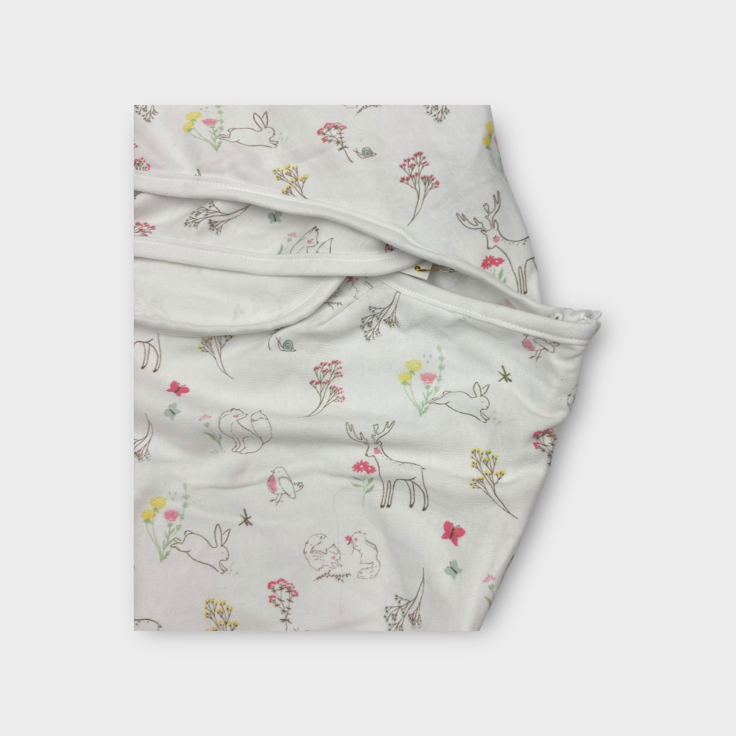 Aden & Anais White Forrest Swaddle Wrap, Size 4-6m