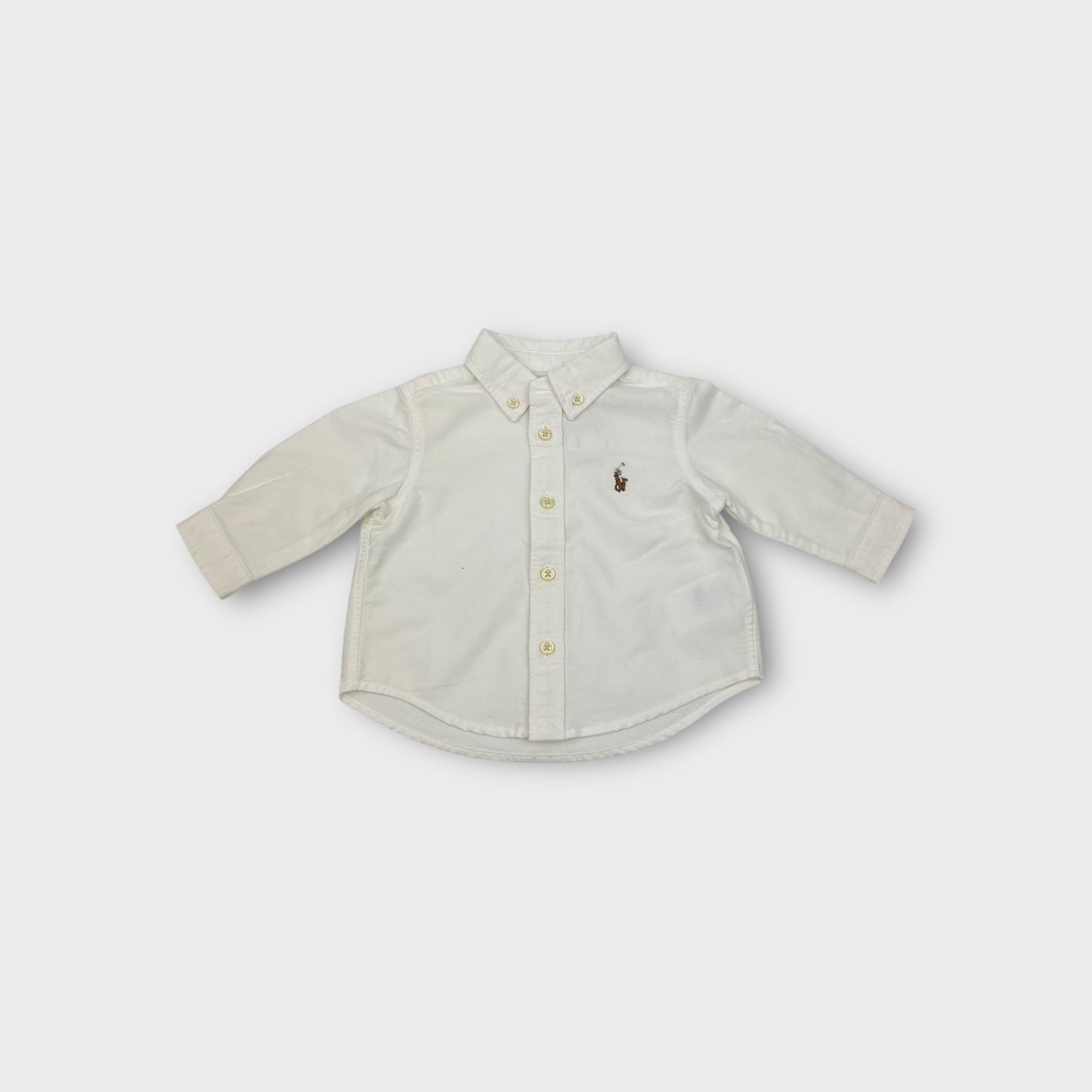 Ralph Lauren White Oxford Shirt, Size 000