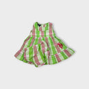 Red, Green Plaid Matching Set, Size 0
