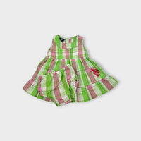 Red, Green Plaid Matching Set, Size 0