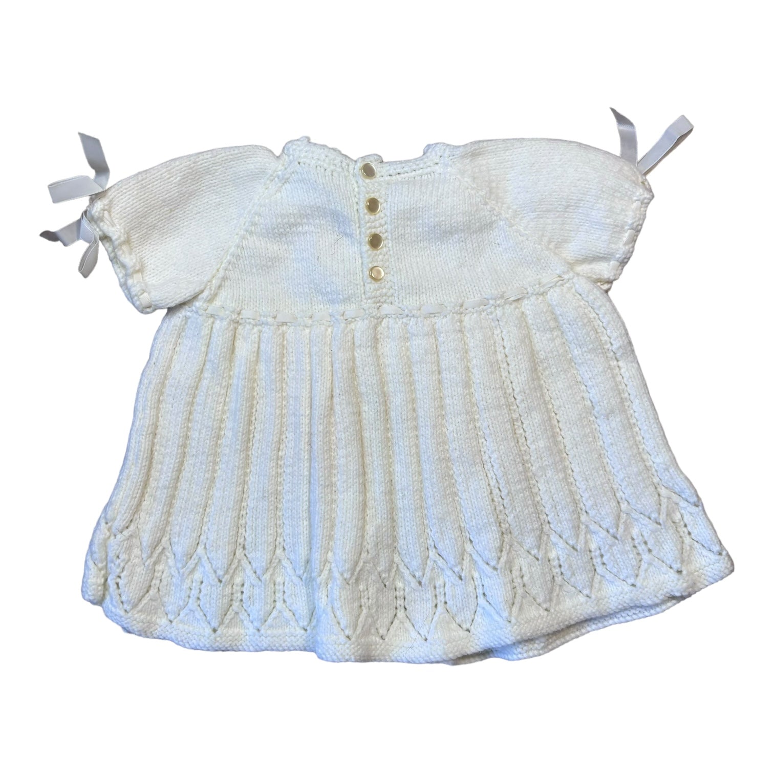 Vintage White Knit Set, Size 000