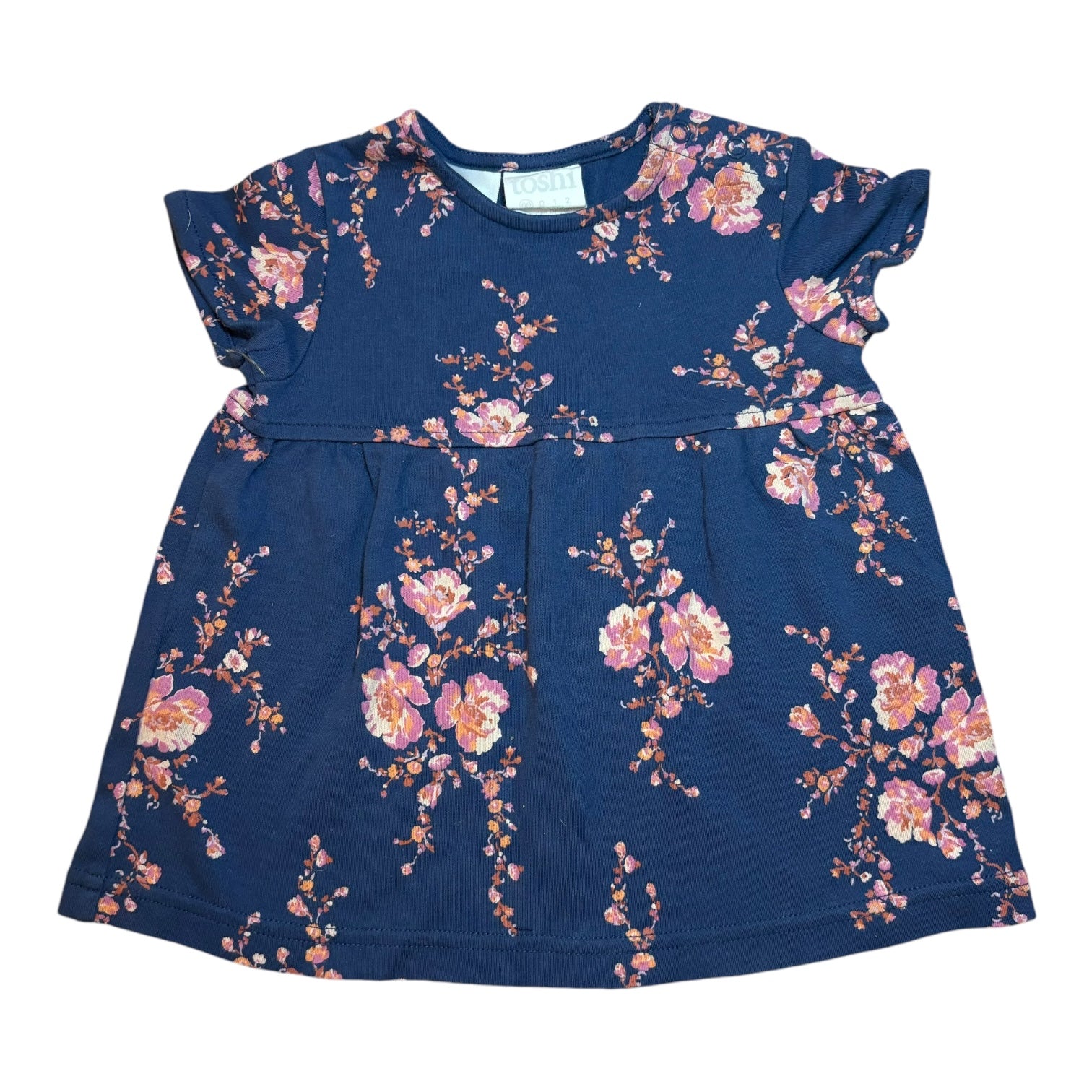 Toshi Navy Floral Dress, Size 00
