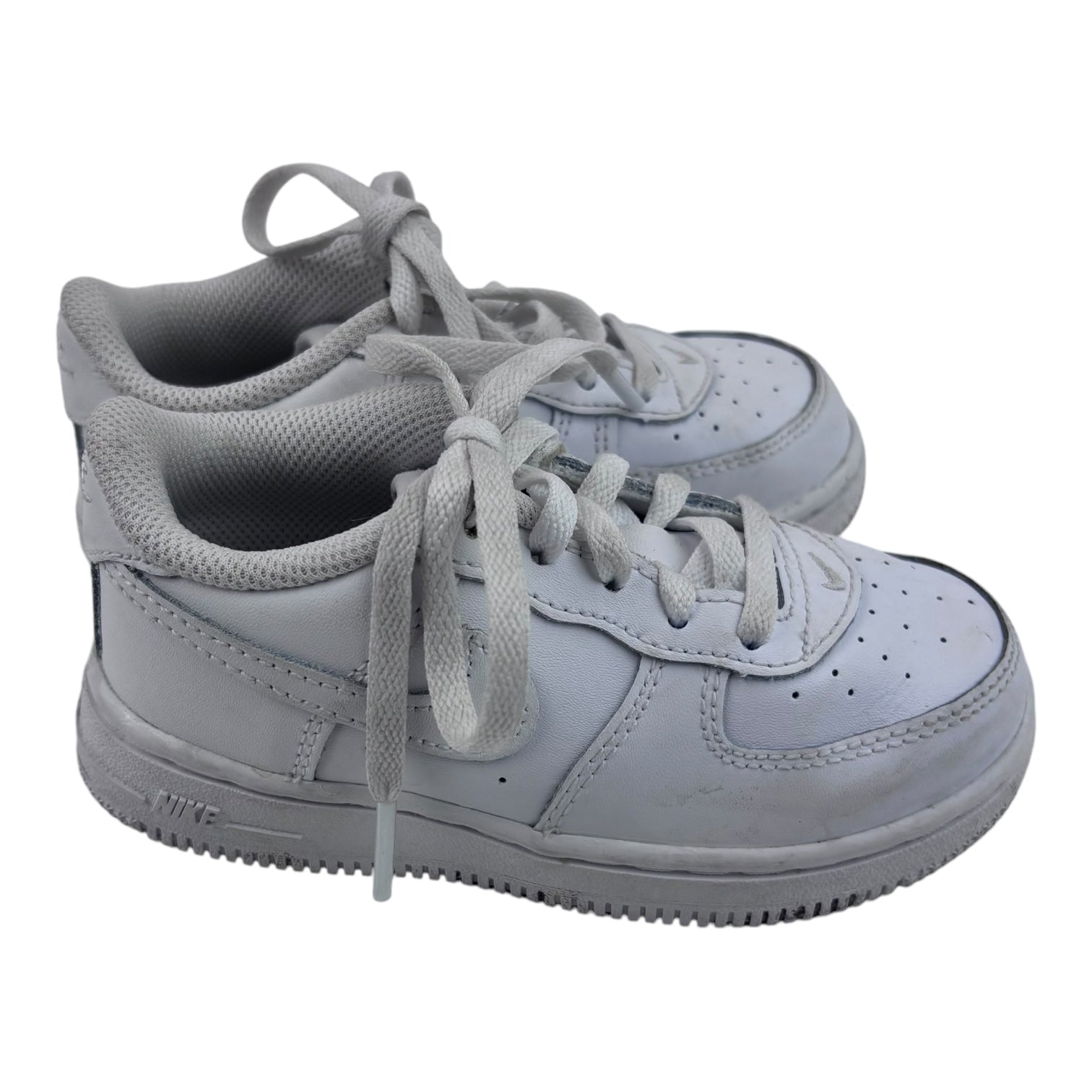Nike White AF1 Sneakers, Size EU 26
