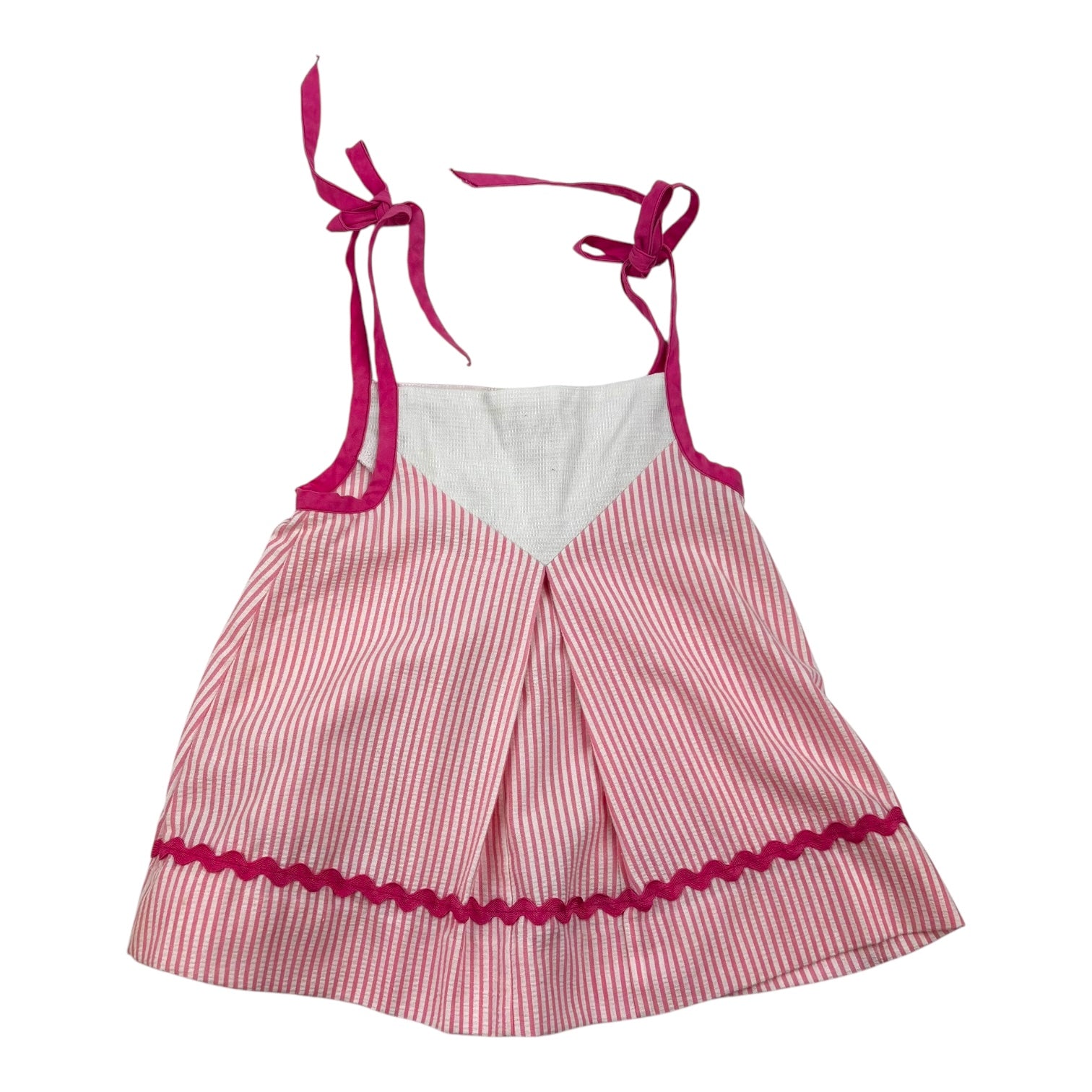 Vintage Pink Love Heart Whale Dress, Size 2
