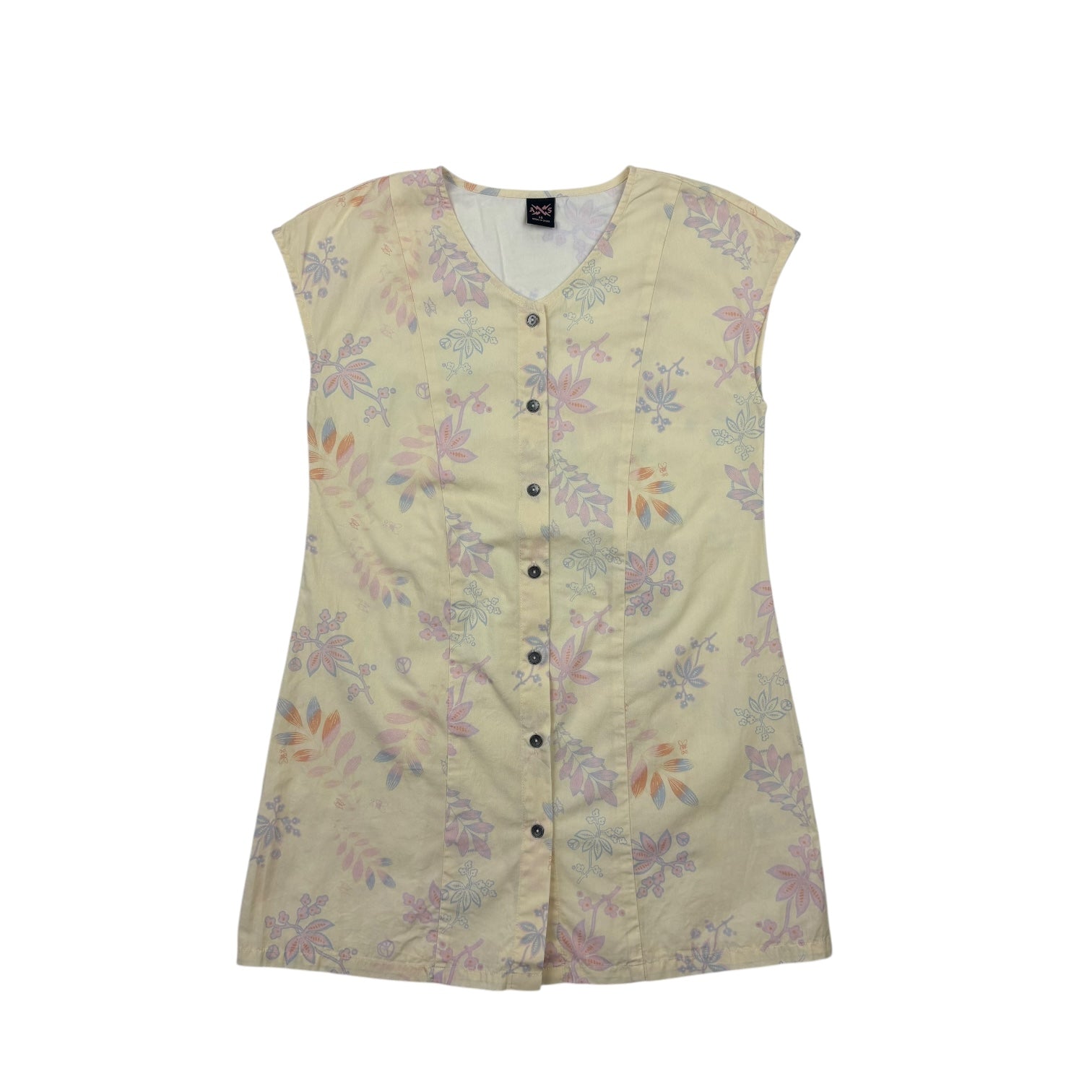 Gorman Yellow Print Dress, Size 10