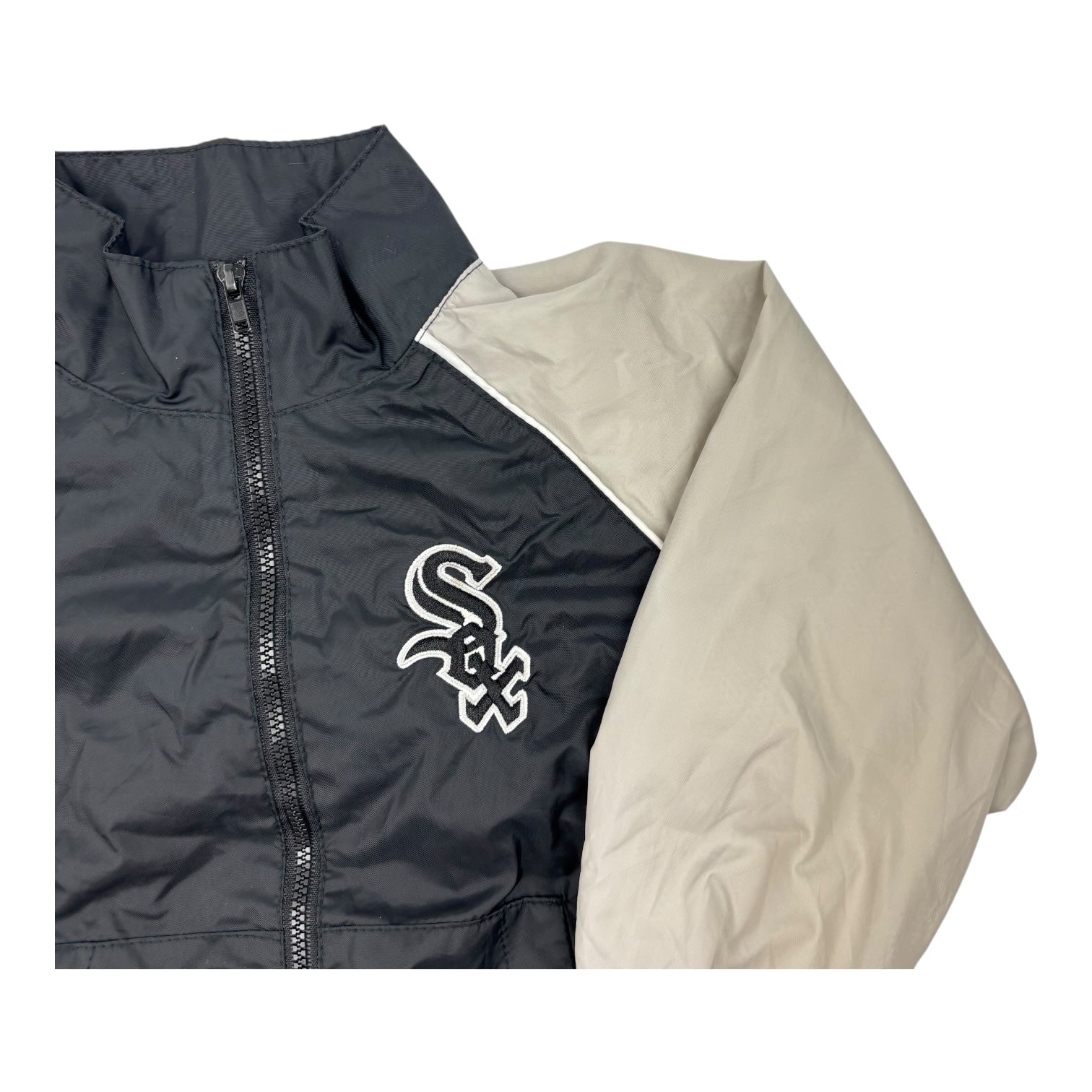 Black and Grey Chicago Windbreaker, Size 2