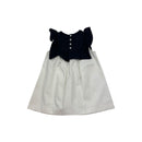 Jacadi Paris Navy and White Dress, Size 1