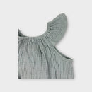 With Love For Kids Grey Muslin Romper, Size 00
