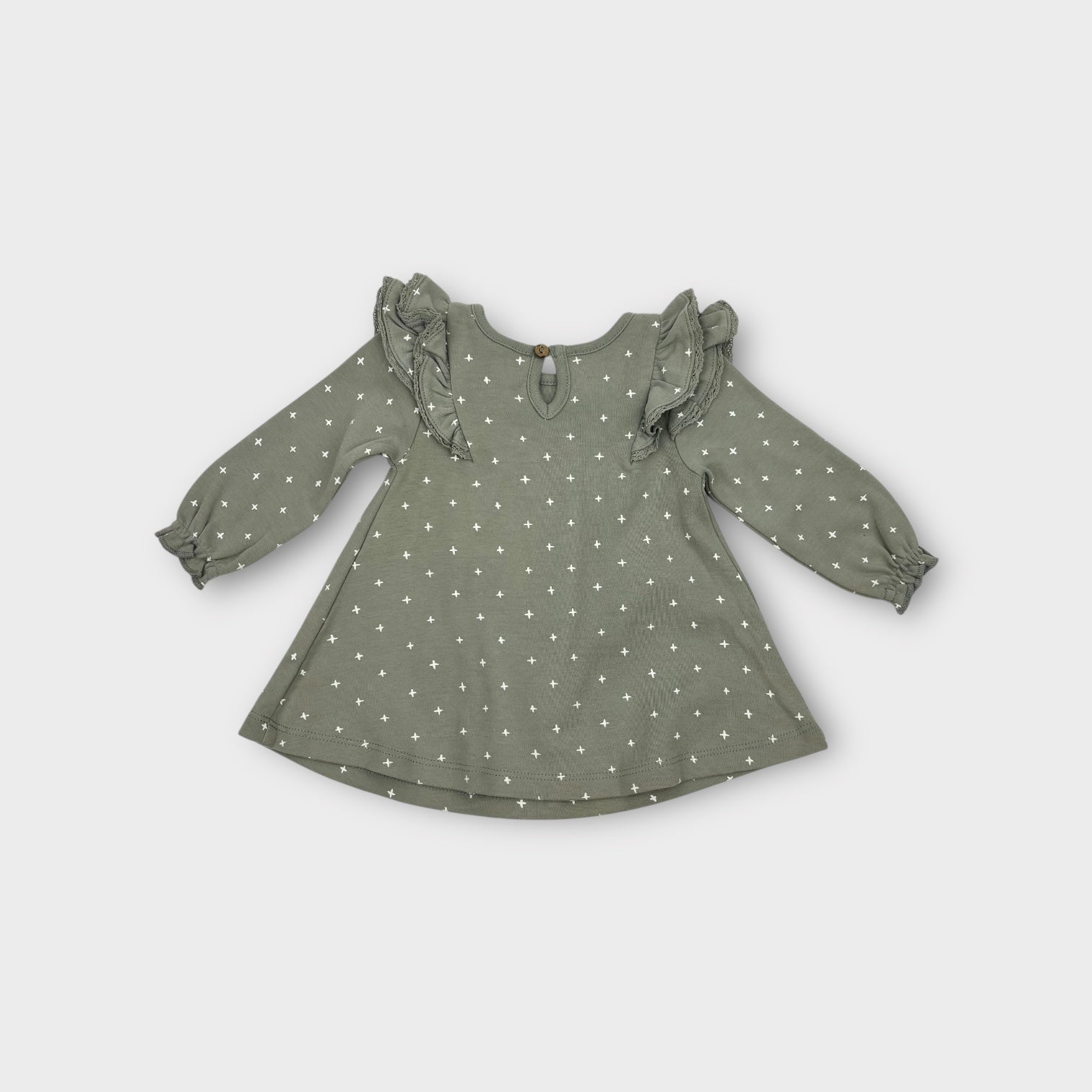Quincy Mae Sage Dress, Size 00
