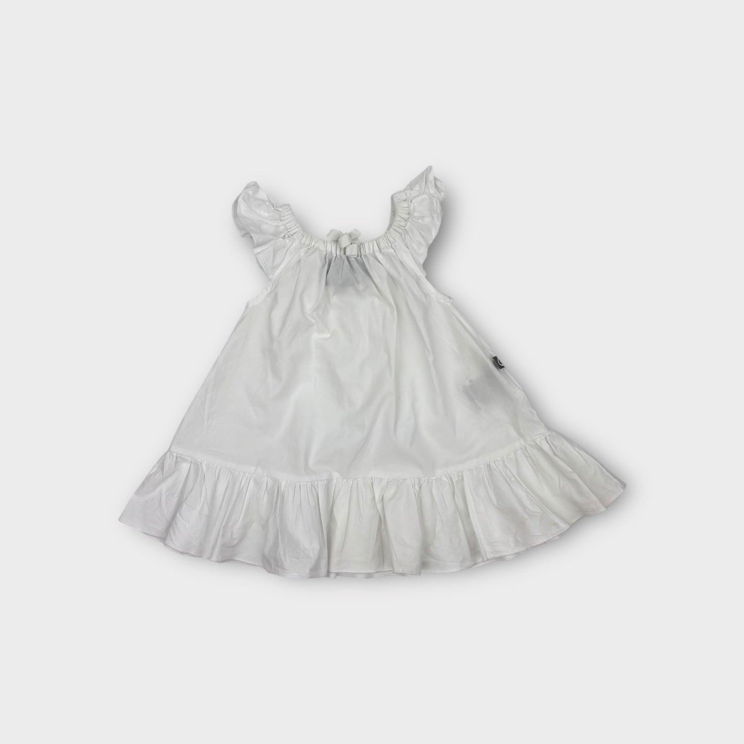 Eenie Meeni Miini Moh White Cotton Dress, Size 00