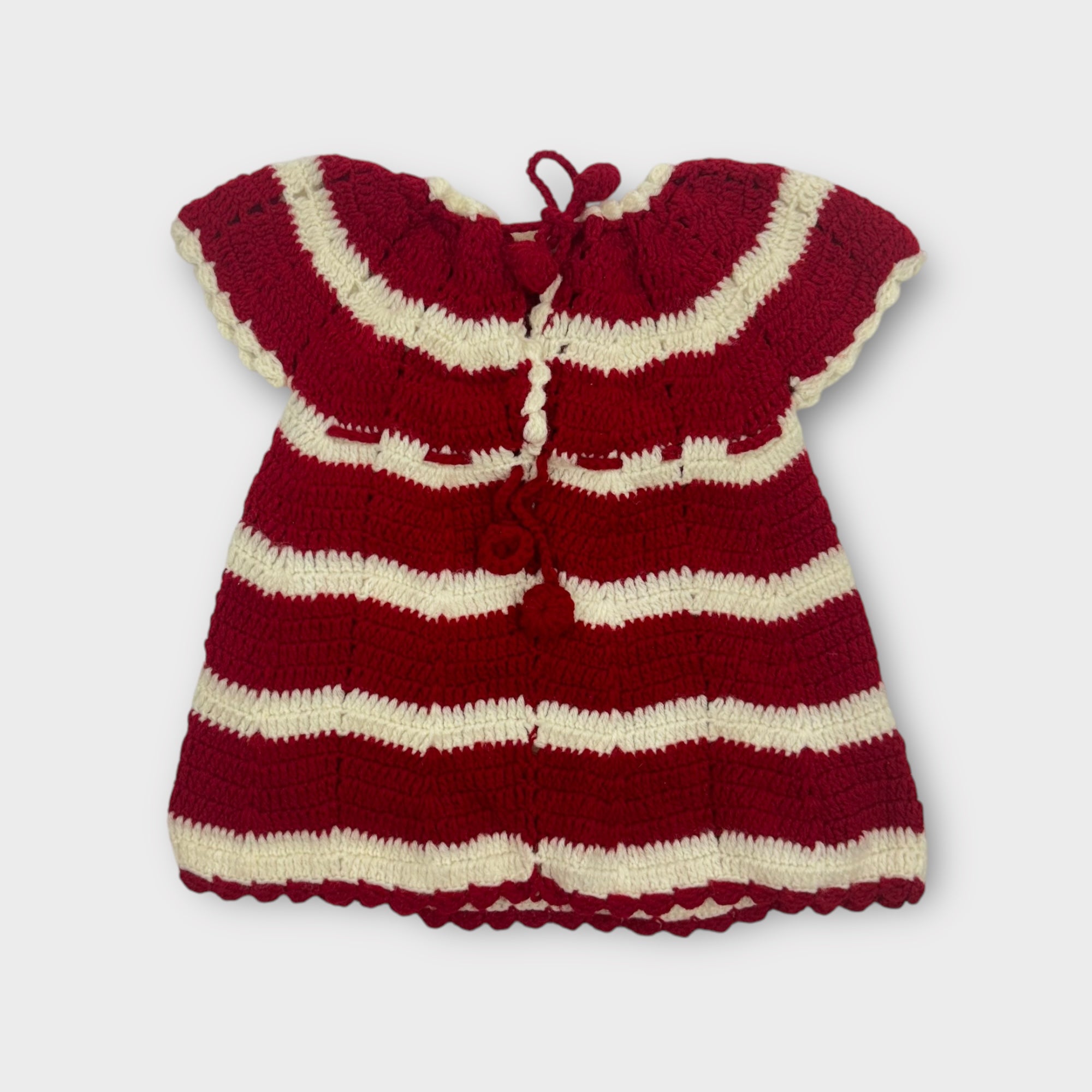 Vintage Handmade Knitted Dress, Size 0