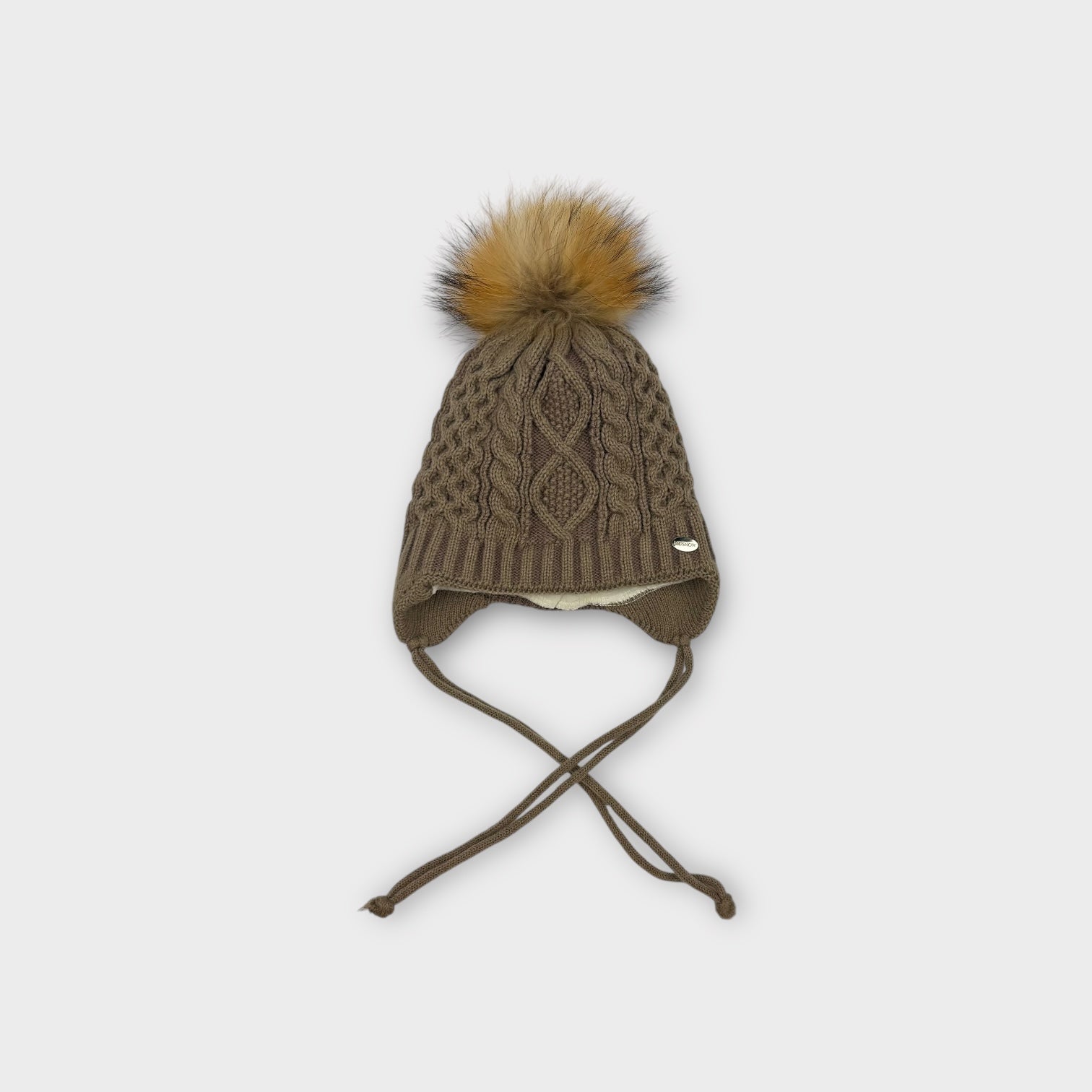 Mosnow Cable Knit Beanie, Size 1