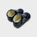 Sevva Mark Navy Patent Boots, Size EU 24