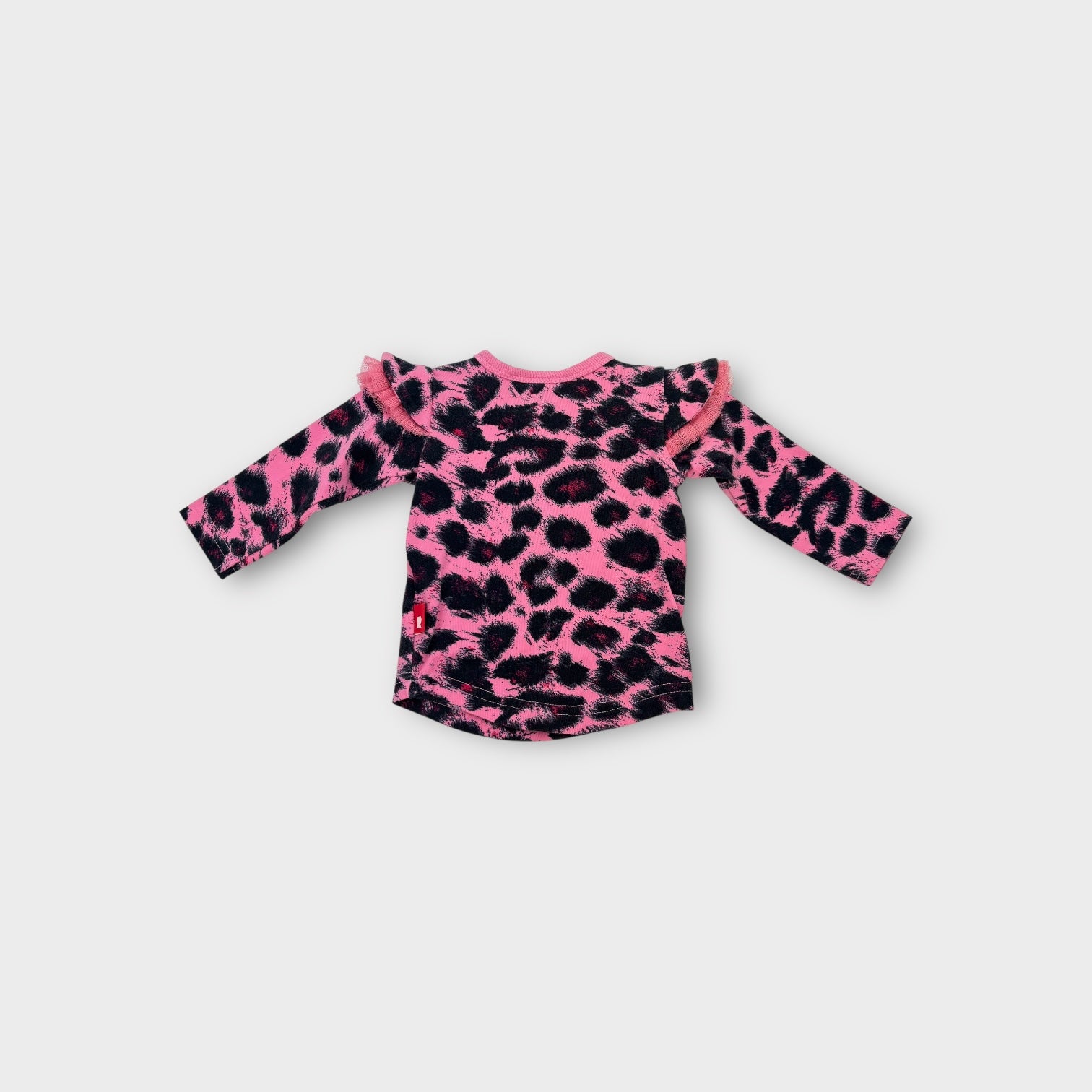 Rock Your Baby Pink Leopard Print Top, Size 000