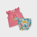 Peter Alexander Pink Sea Life Sleep Set, Size 0