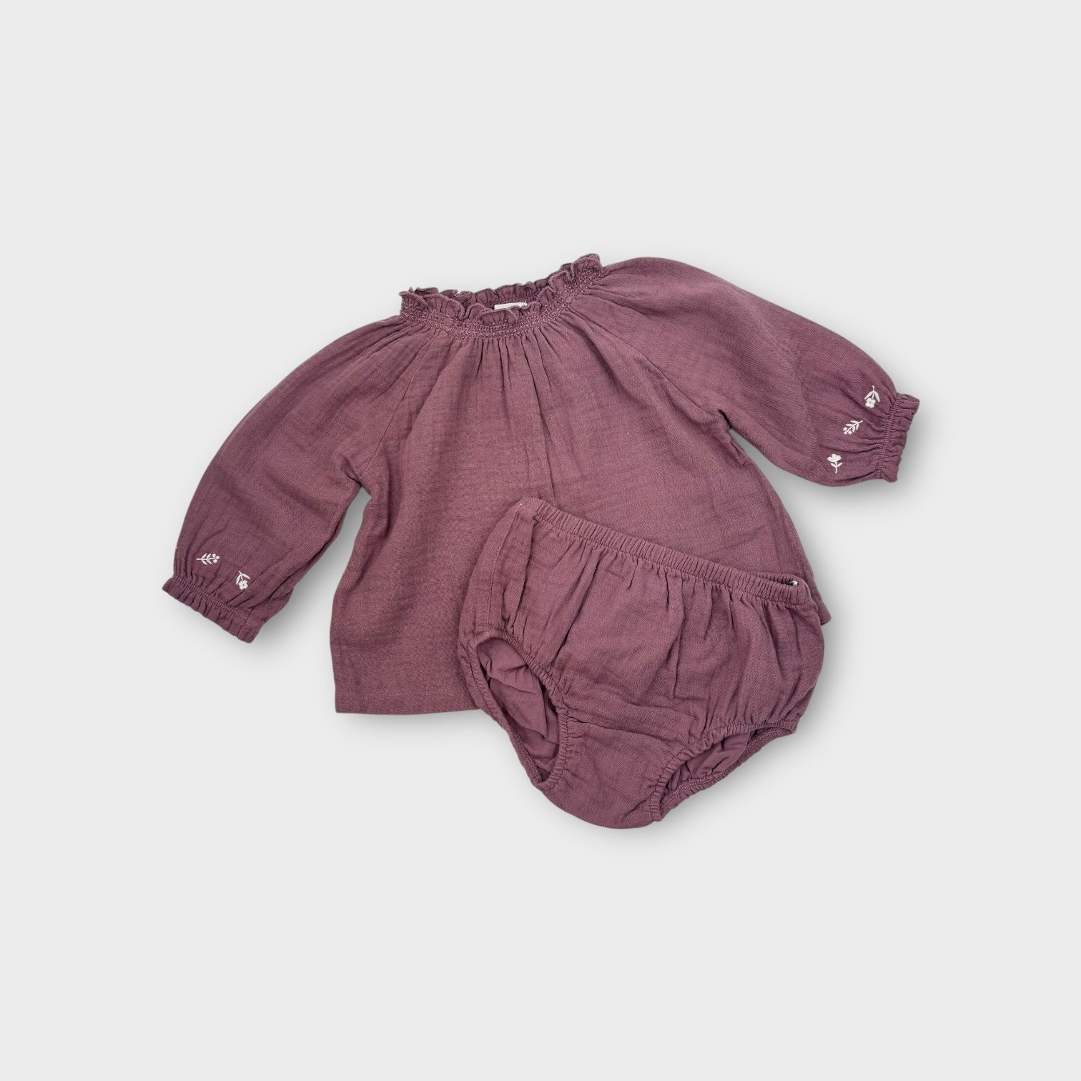 David Jones Plum Muslin Set, Size 0
