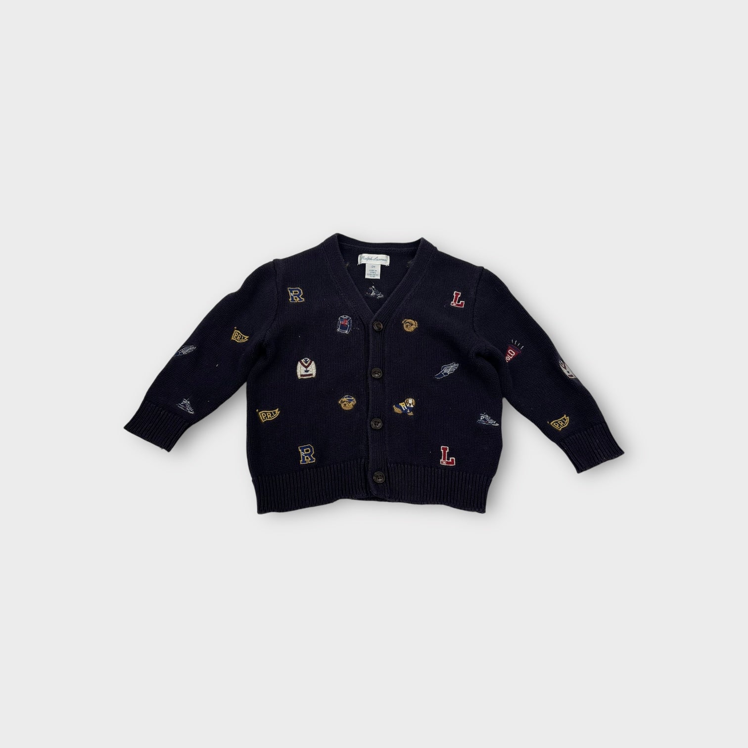 Ralph Lauren Embroidered Cardigan, Size 0