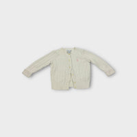 Ralph Lauren White Cardigan, Size 1