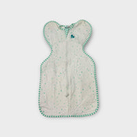 Love to Dream White & Green 2.5 Tog Sleep Suit, Size 0000