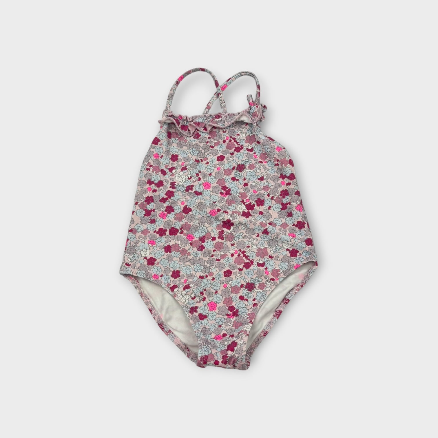 Bout'Chou Floral Swimsuit, Size 00