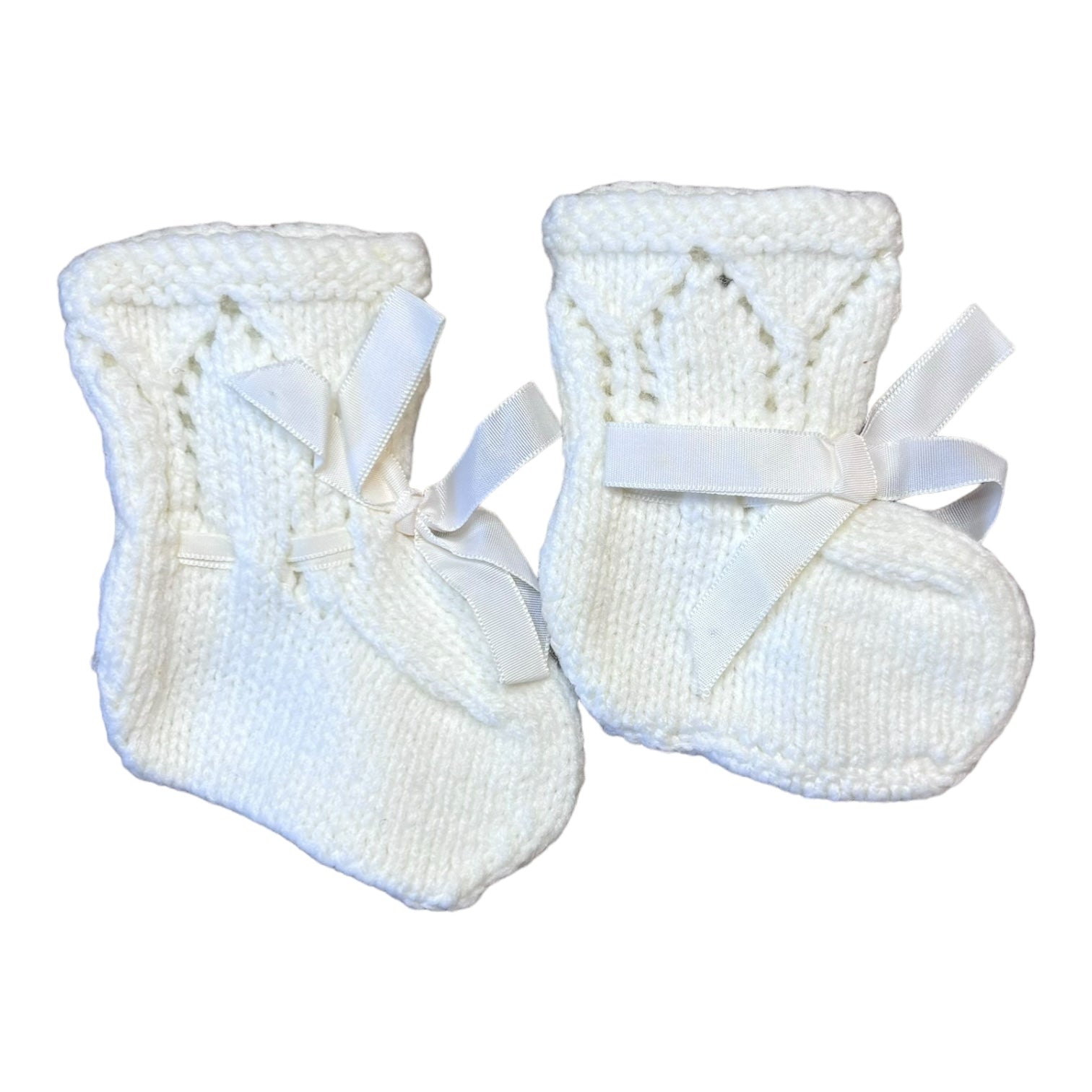Vintage White Knit Set, Size 000