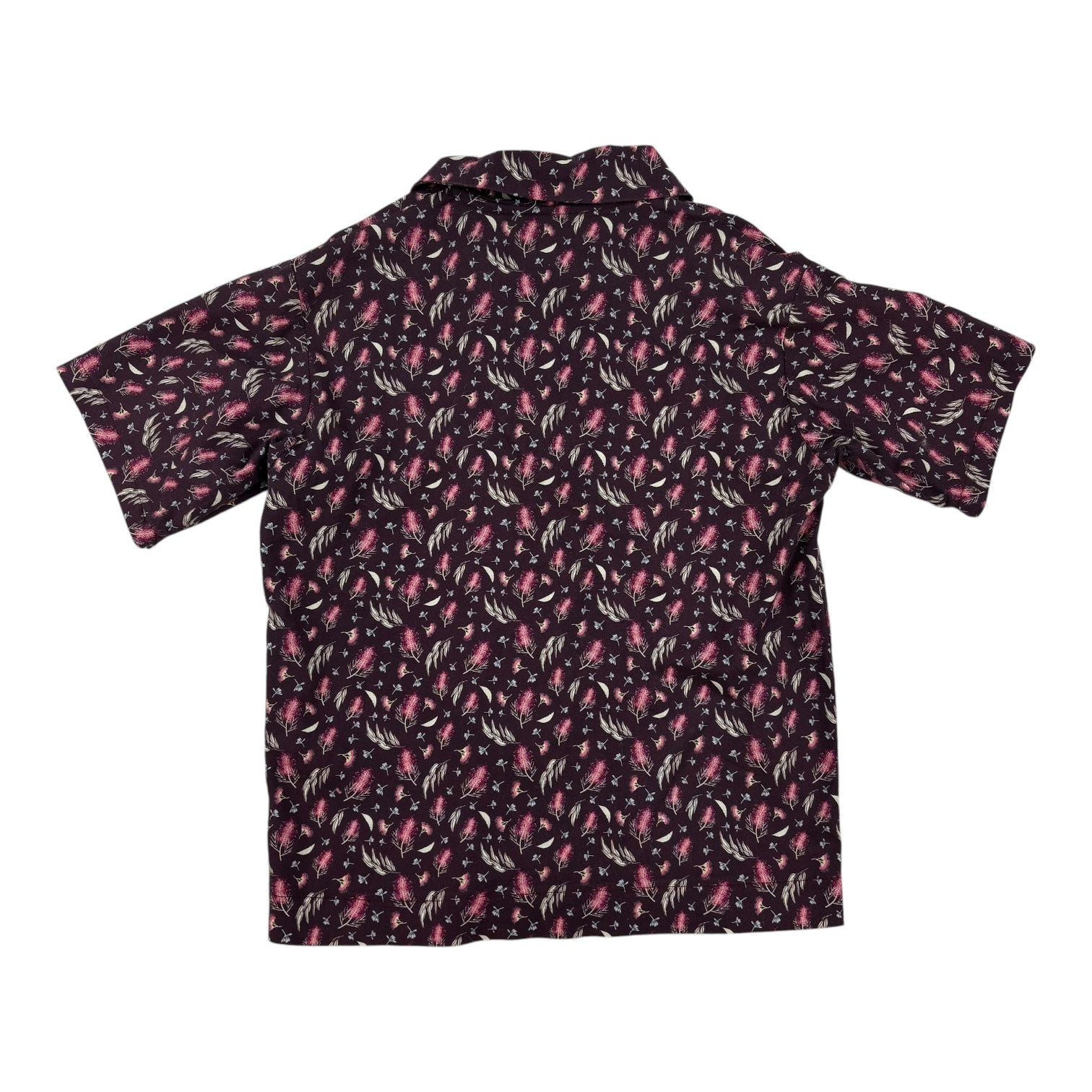 Handmade Wattle Print Shirt, Size 8