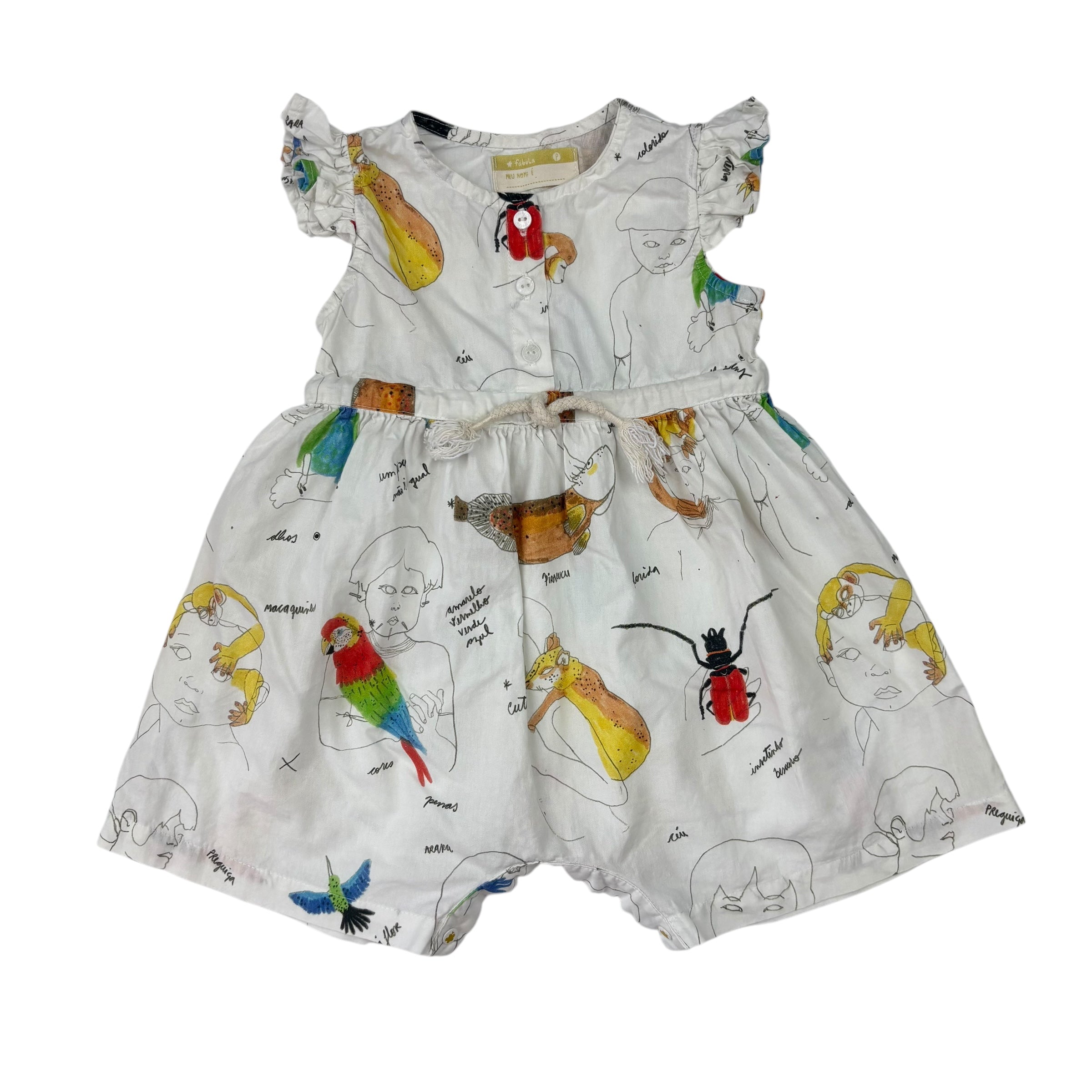 Fabula Sketch Romper, Size 0