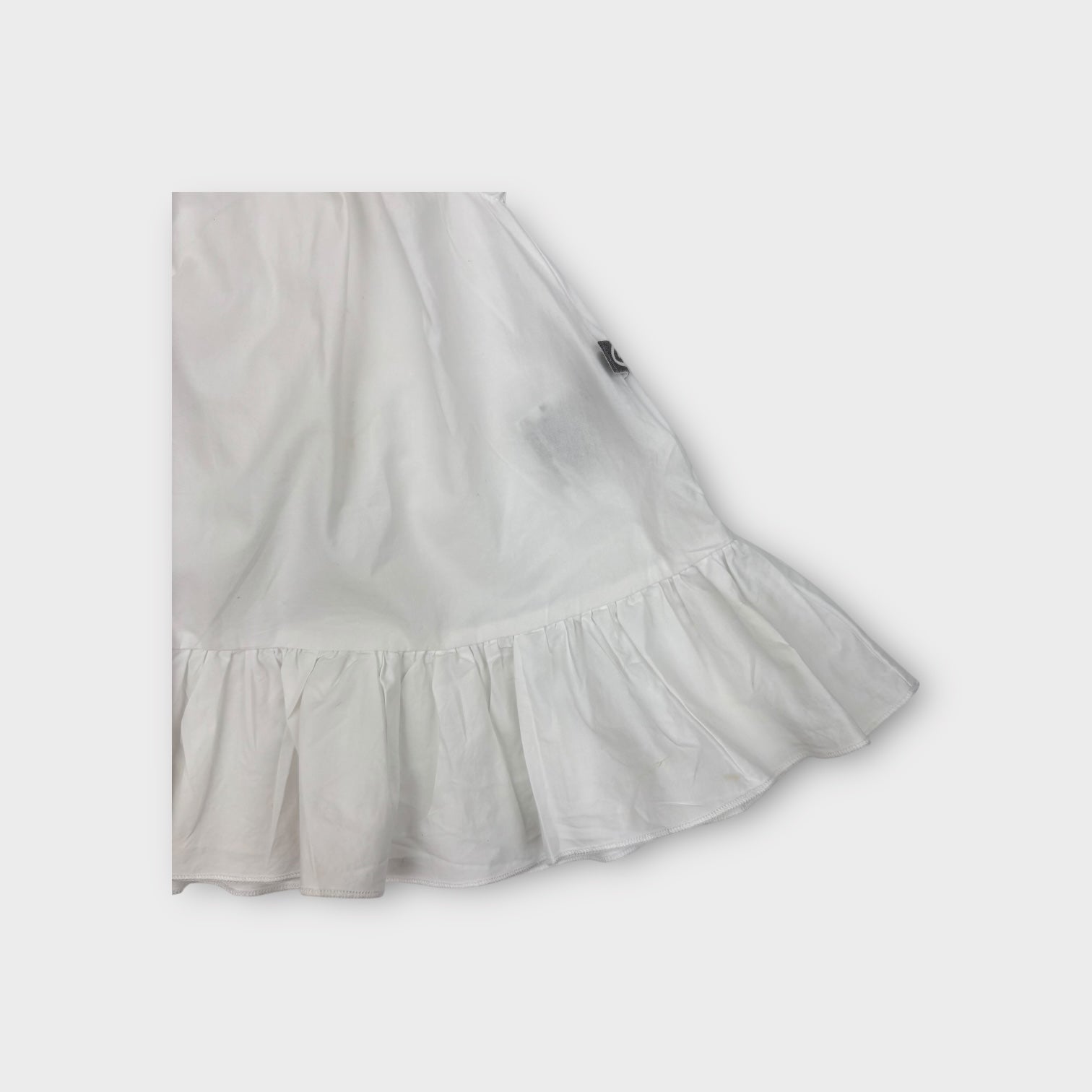 Eenie Meeni Miini Moh White Cotton Dress, Size 00