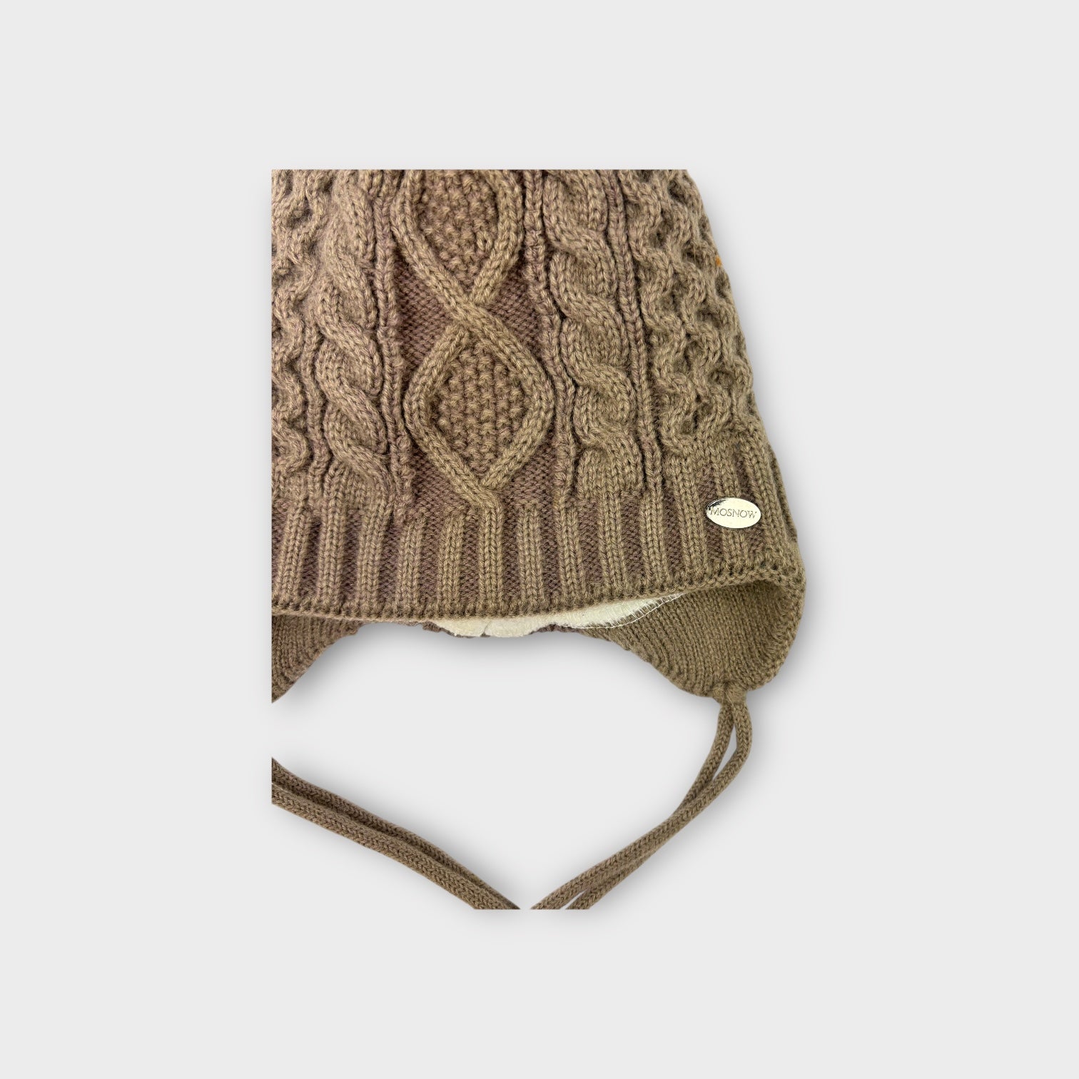 Mosnow Cable Knit Beanie, Size 1