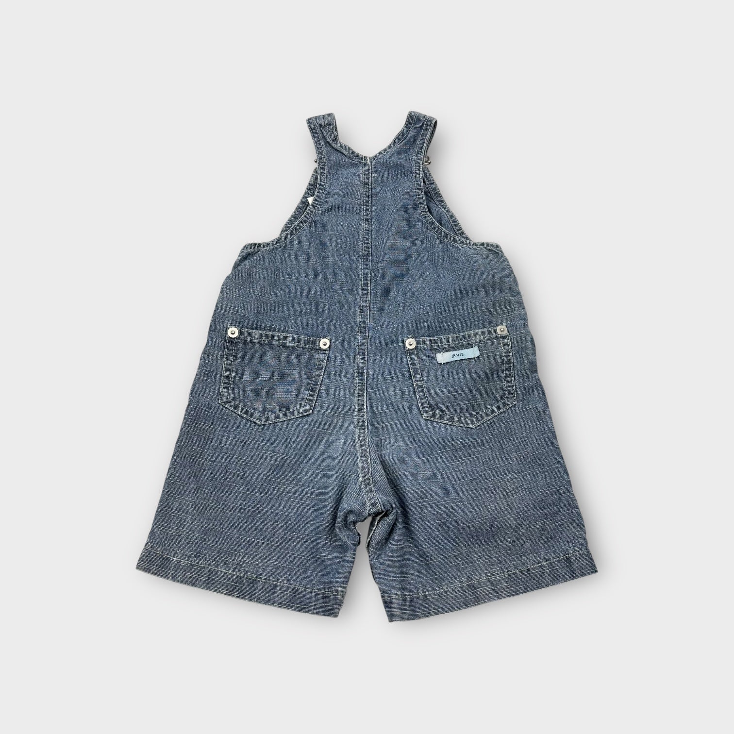 Petit Bateau Denim Shortalls, Size 0
