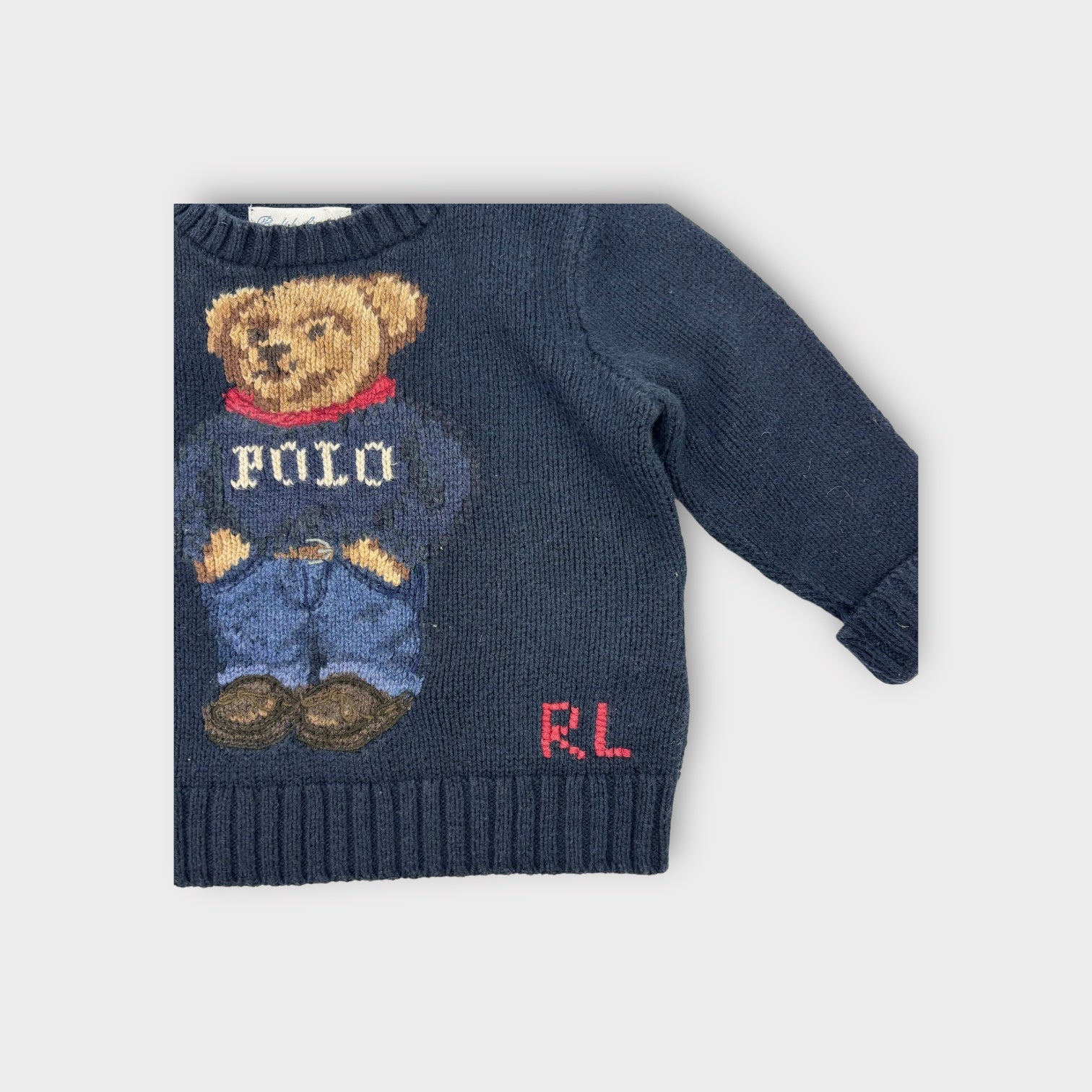 Ralph Lauren Polo Teddy Knit Jumper, Size 00
