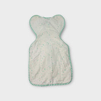 Love to Dream White & Green 2.5 Tog Sleep Suit, Size 0000