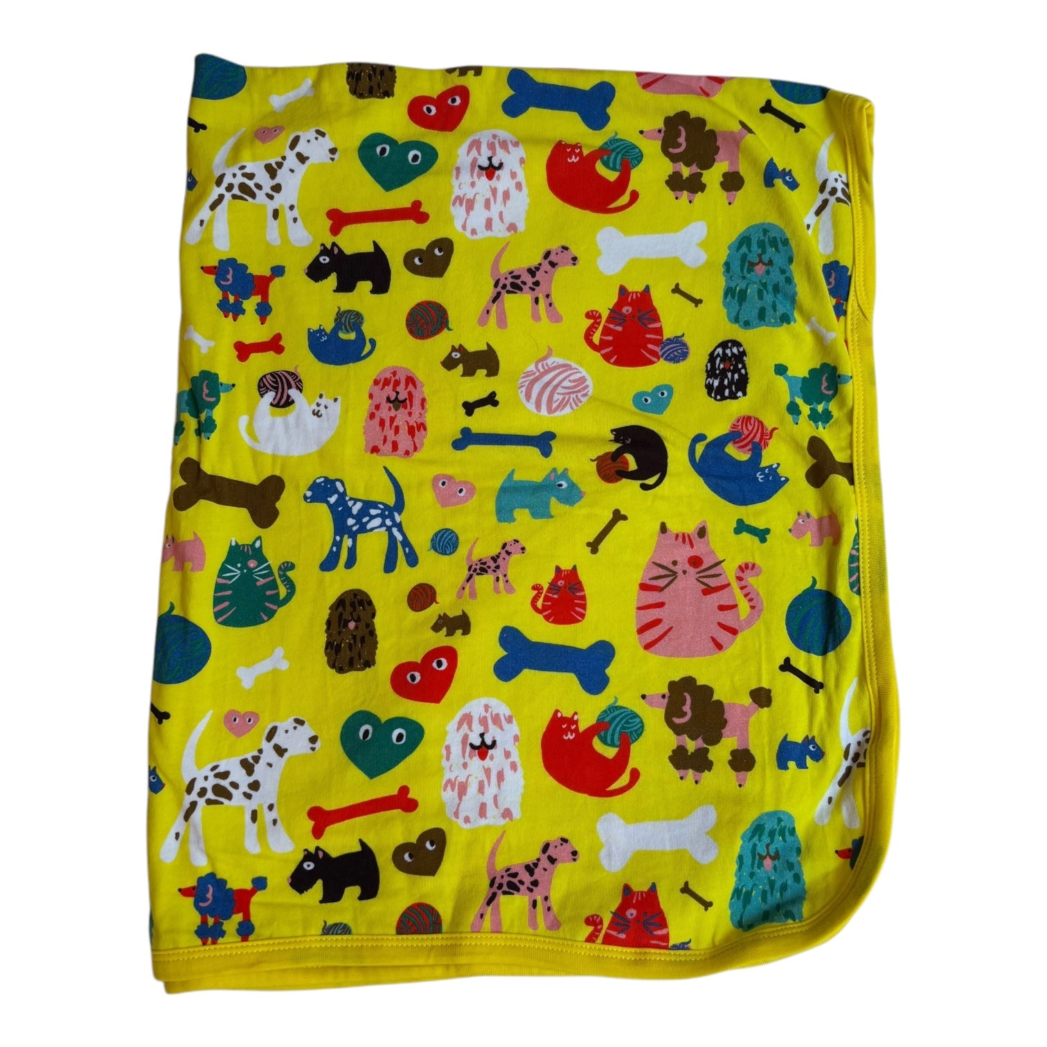 Kip & Co Cats & Dogs Print Snuggle Blanket
