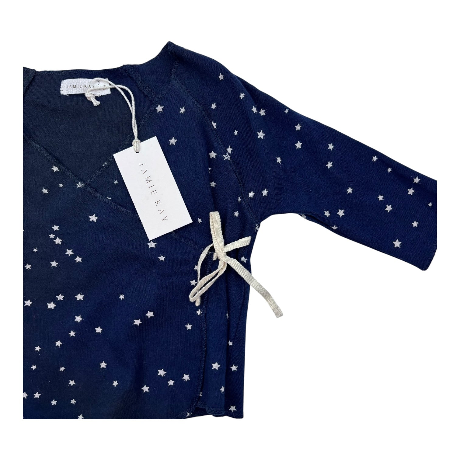 Jamie Kay Star Print Wrap Top, Size 1