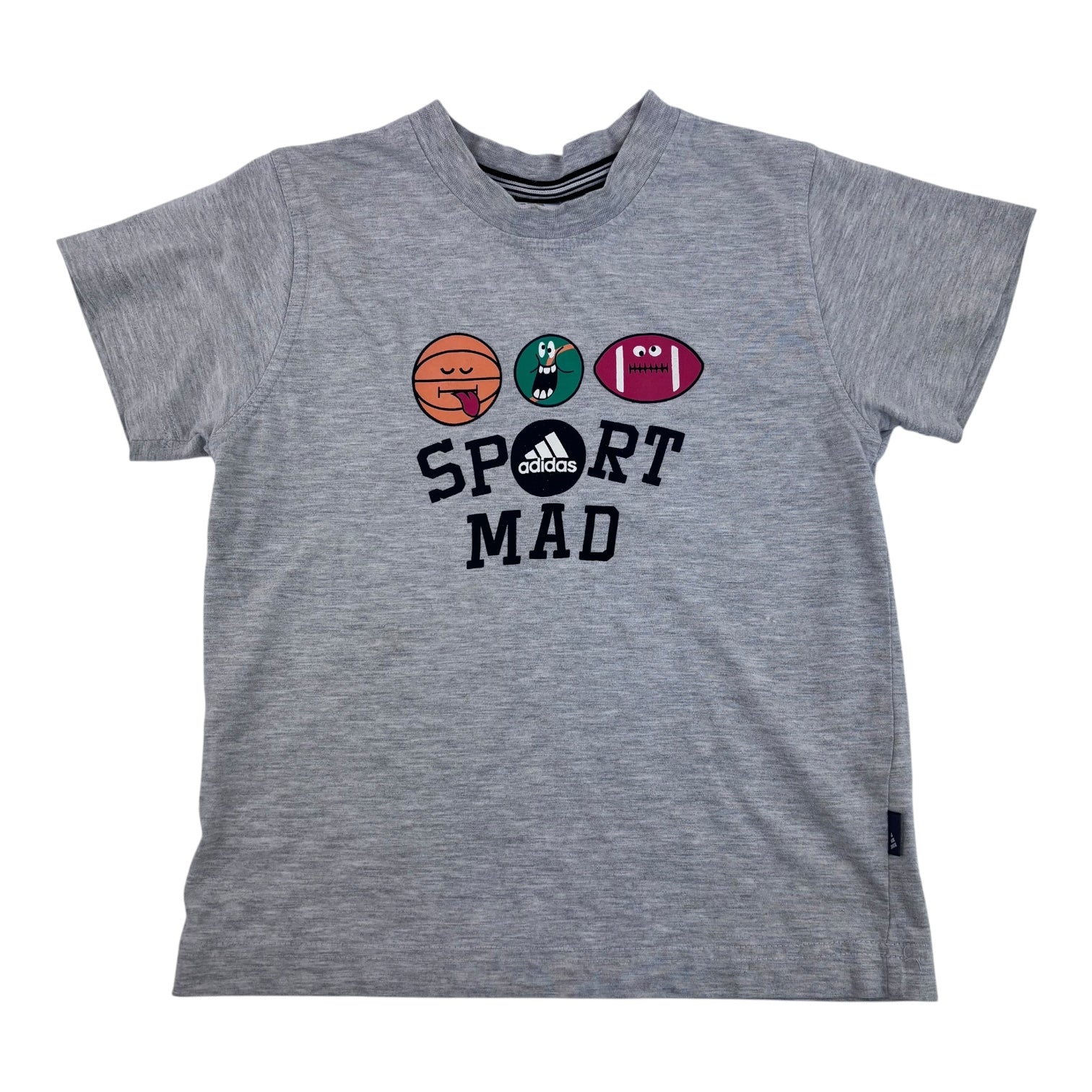 Adidas Sports Mad T-Shirt, Size 6