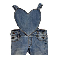 Mini Rodini Love Heart Overalls, Size 3