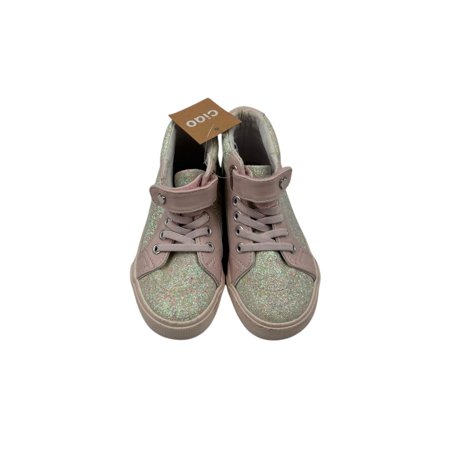 Ciao Pink Glitter Sneakers, Size EU 24.5
