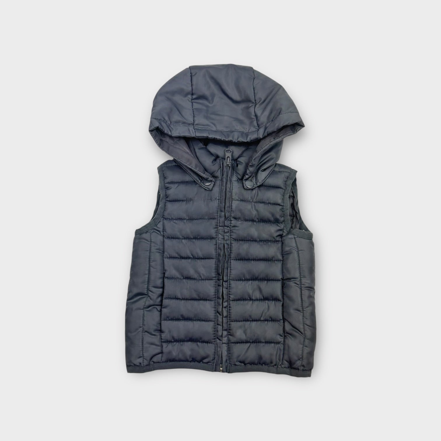 David Jones Charcoal Puffer Vest, Style 0