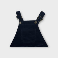 Country Road Black Velour Pinafore, Size 4