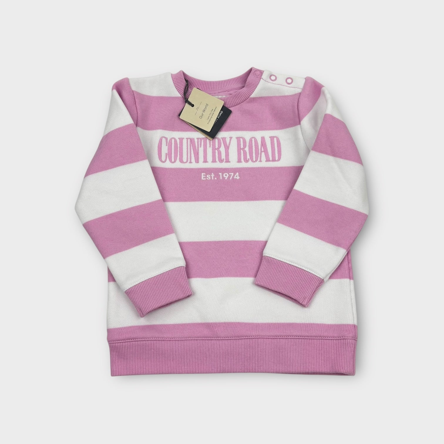 Country Road Stripe Jumper, Size 18-24m