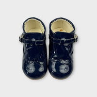 Sevva Mark Navy Patent Boots, Size EU 24