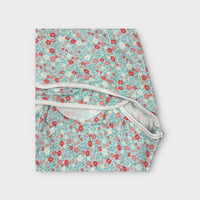 Aden & Anais Blue Flower Swaddle Wrap, Size 4-6m