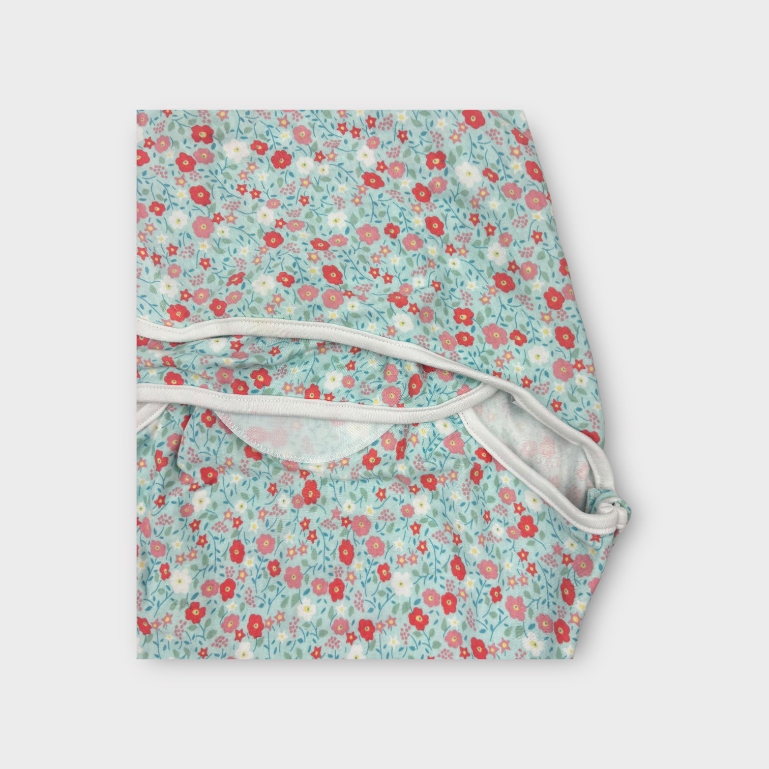 Aden & Anais Blue Flower Swaddle Wrap, Size 4-6m