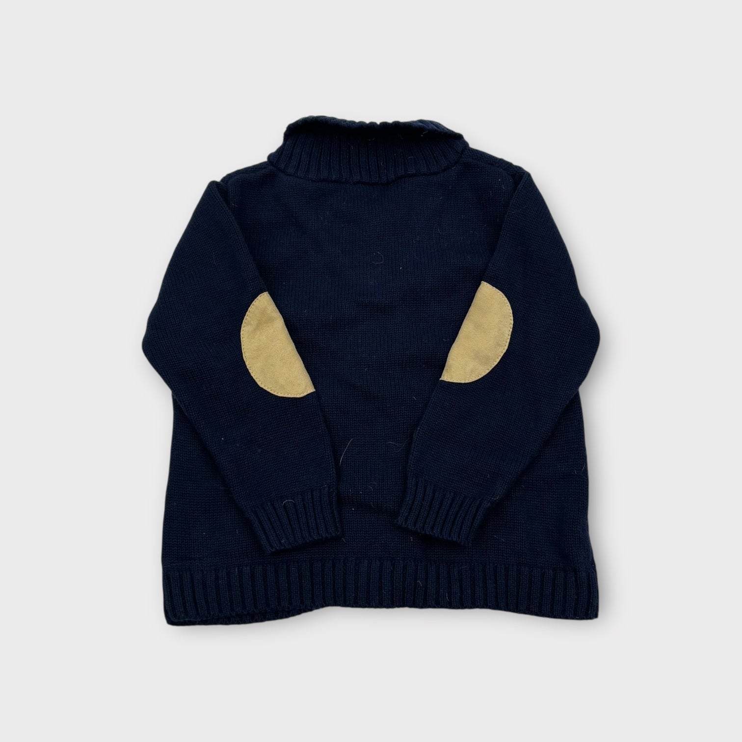 Beanstork Navy Cable Knit Cardigan, Size 0