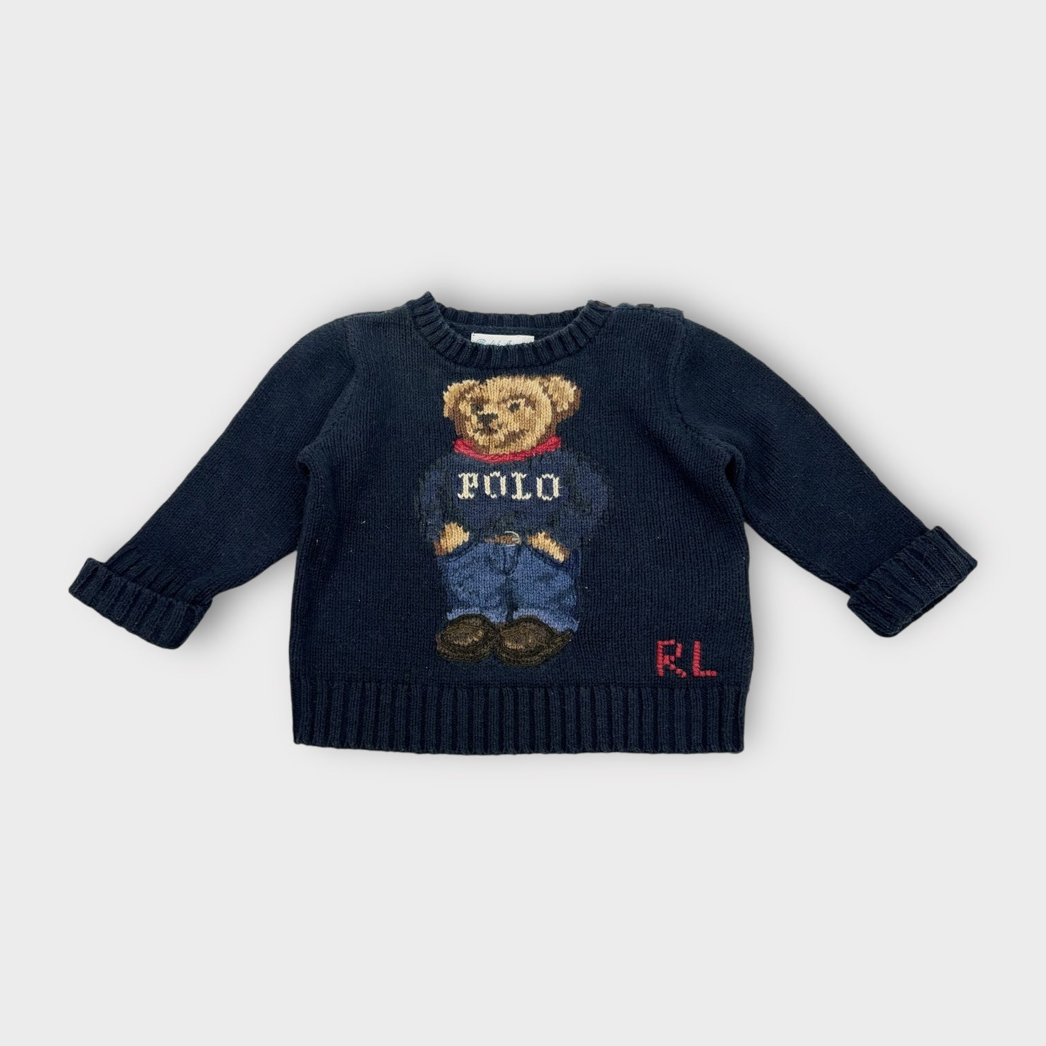 Ralph Lauren Polo Teddy Knit Jumper, Size 00
