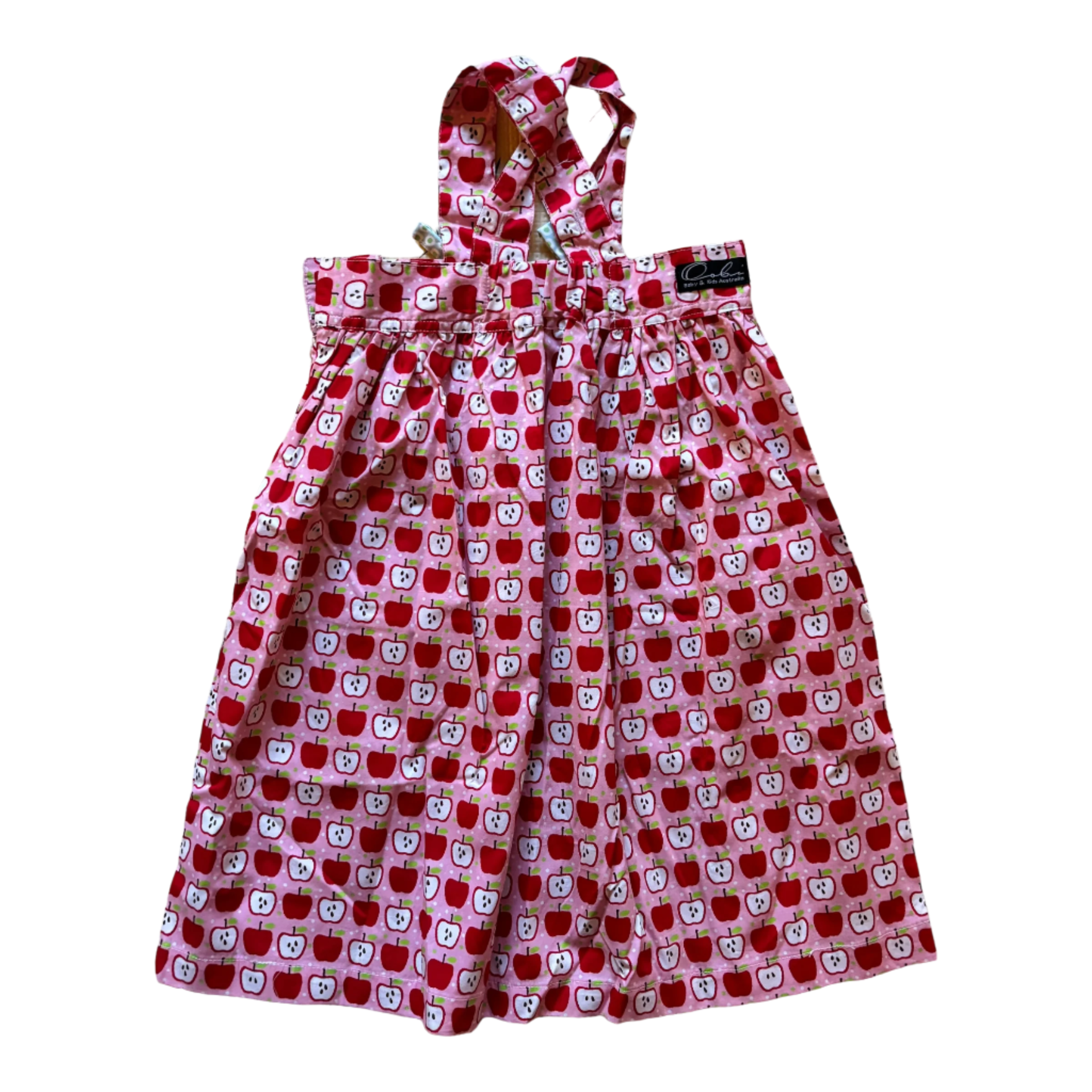 Oobi Apple Print Dress, Size 6