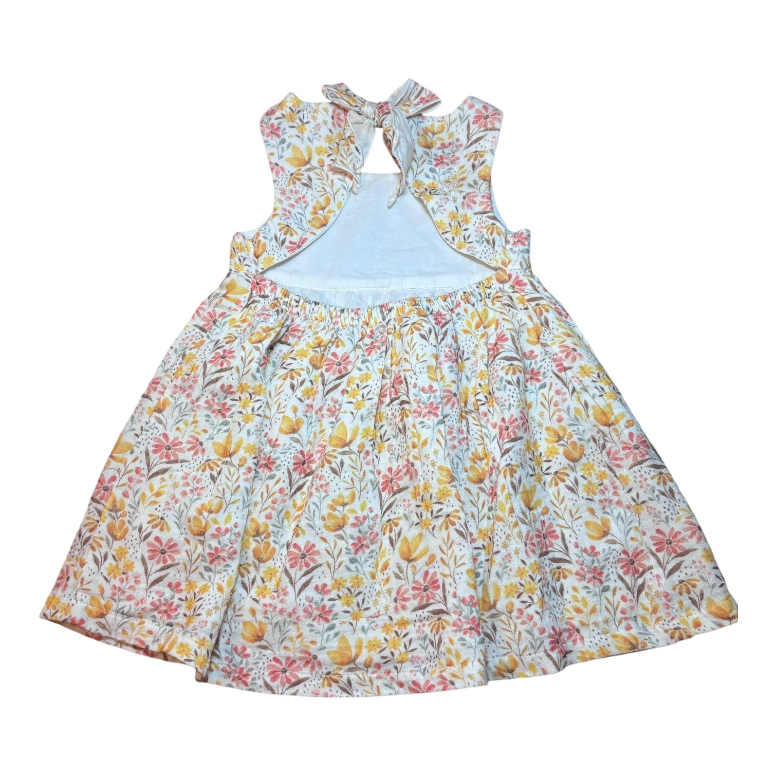 Purebaby Floral Dress, Size 1
