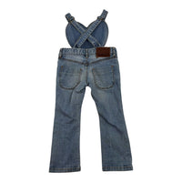 Mini Rodini Love Heart Overalls, Size 3