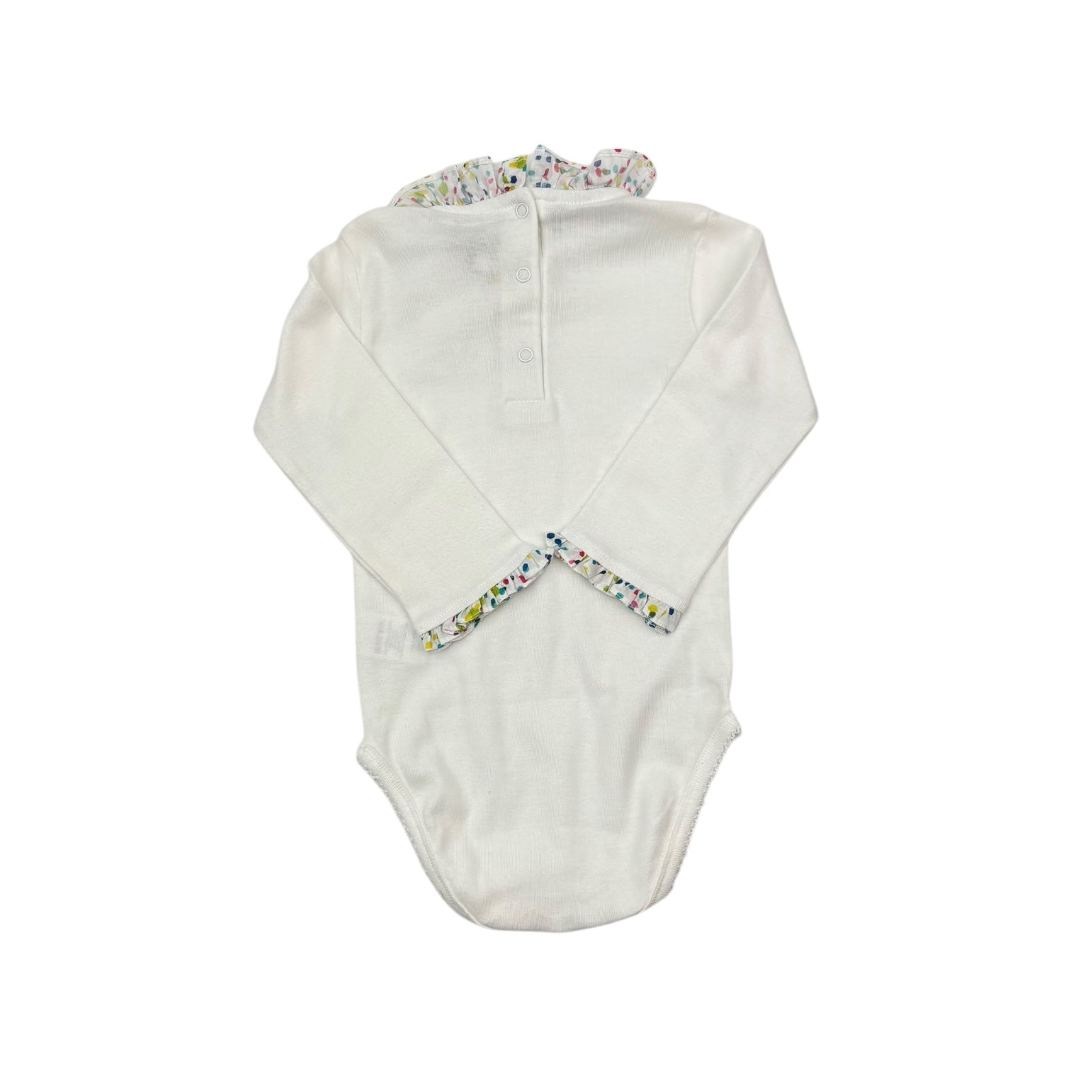 Roly Poly Frill Collar Bodysuit, Size 1